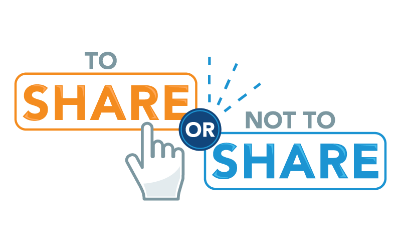 To Share or Not to Share logo